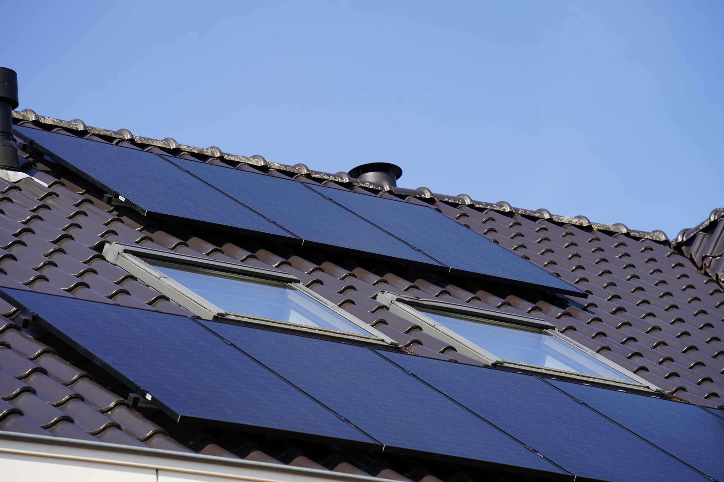 Zonnepanelen op dak 2